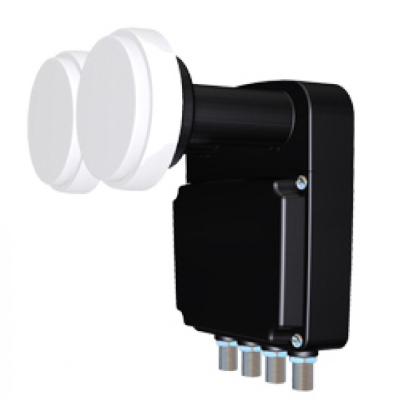 DUO Quad LNB Inverto voor 78 tot 88 cm. schotels